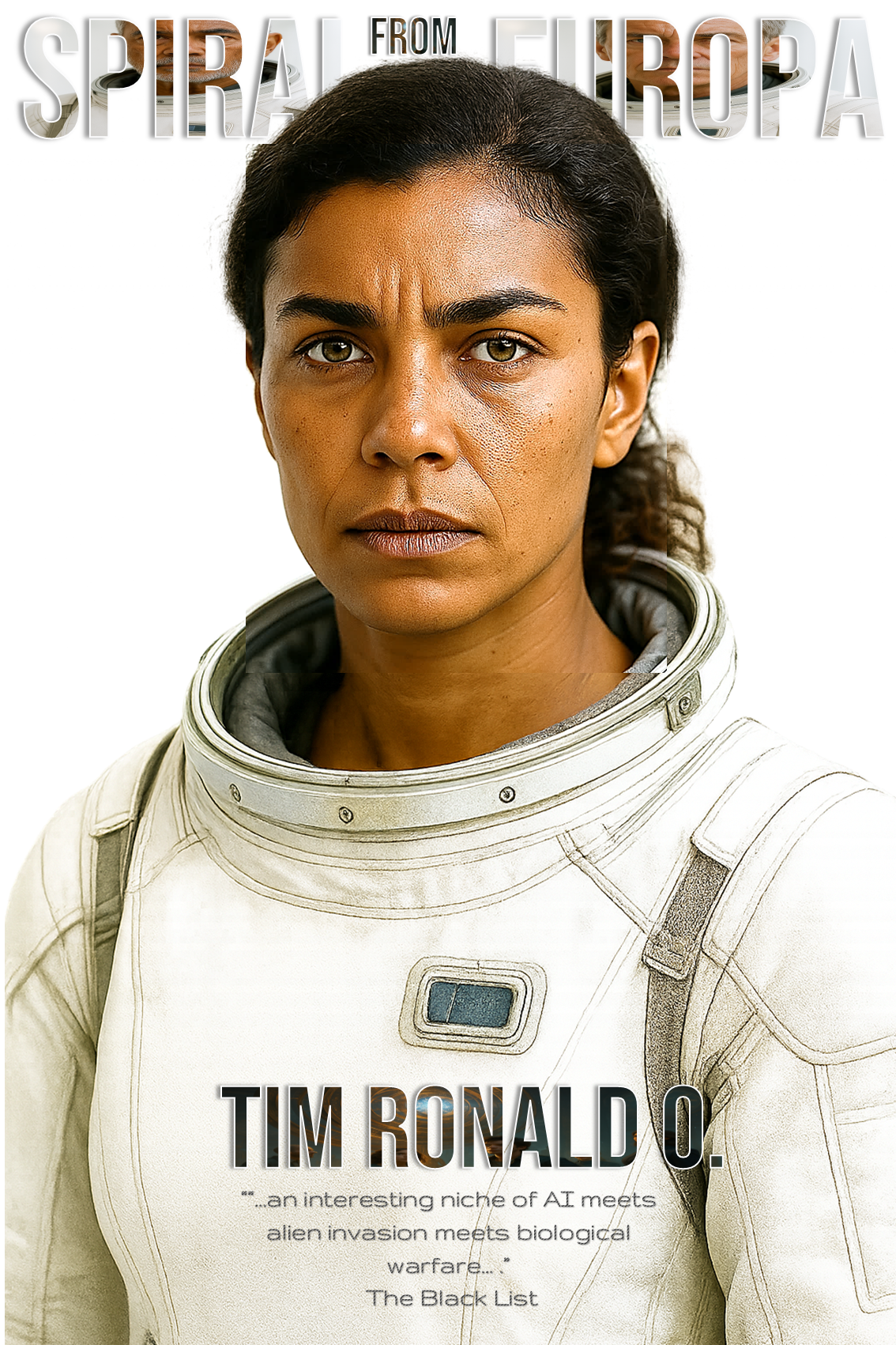 spiral from europa Best Final Aeris A woman from space in her space suit looks at the audience sadly